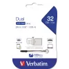 Verbatim Store 'n' Go OTG Micro USB-mälupulk 32 GB USB tüüp-A / Micro-USB 3.2 Gen 1 (3.1 Gen 1) Hõbedane