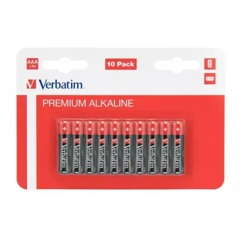 Verbatim AAA leelispatareid, 1,5 V, 10 tk Verbatim must / V49874