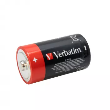 Verbatim D leelispatareid, ühekordne patarei, Leelis, 1,5 V, 2 tk, Mitmevärviline, 34,2 mm