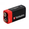 Verbatim 9V leelispatareid, ühekordne patarei, leelis, 9 V, 1 tk, mitmevärviline, 46 g