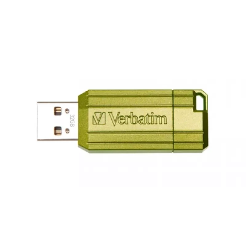 Verbatim Store 'n' Go PinStripe USB 2.0 mälupulk 32 GB, eukalüptiroheline