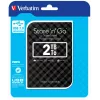 Verbatim Store 'n' Go USB 3.0 Hard Drive 2TB Must, 2 TB, 3.2 Gen 1 (3.1 Gen 1), 5400 RPM, Must