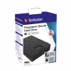 Verbatim Fingerprint Secure Portable Hard Drive 2TB, 2 TB, 3.2 Gen 1 (3.1 Gen 1), Must