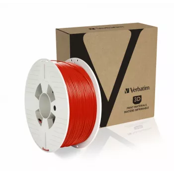 Verbatim 55053 3D-printimismaterjal polüetüleentereftalaatglükool (PETG) punane 1 kg