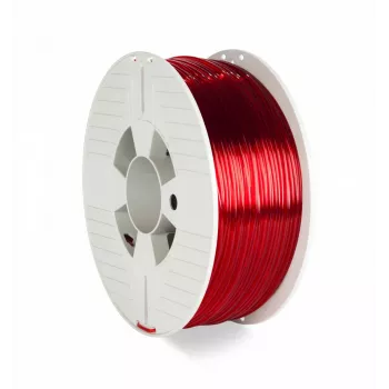 Verbatim 55062 3D-printimismaterjal polüetüleentereftalaatglükool (PETG) punane, läbipaistev 1 kg