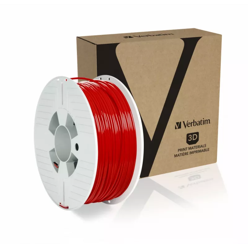 Verbatim 55330 3D-printimismaterjal, polüpiimhape (PLA), punane, 1 kg