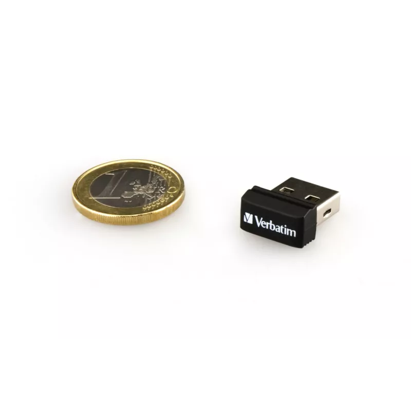 Verbatim Store 'n' Stay NANO - USB-mälupulk 16 GB - Must