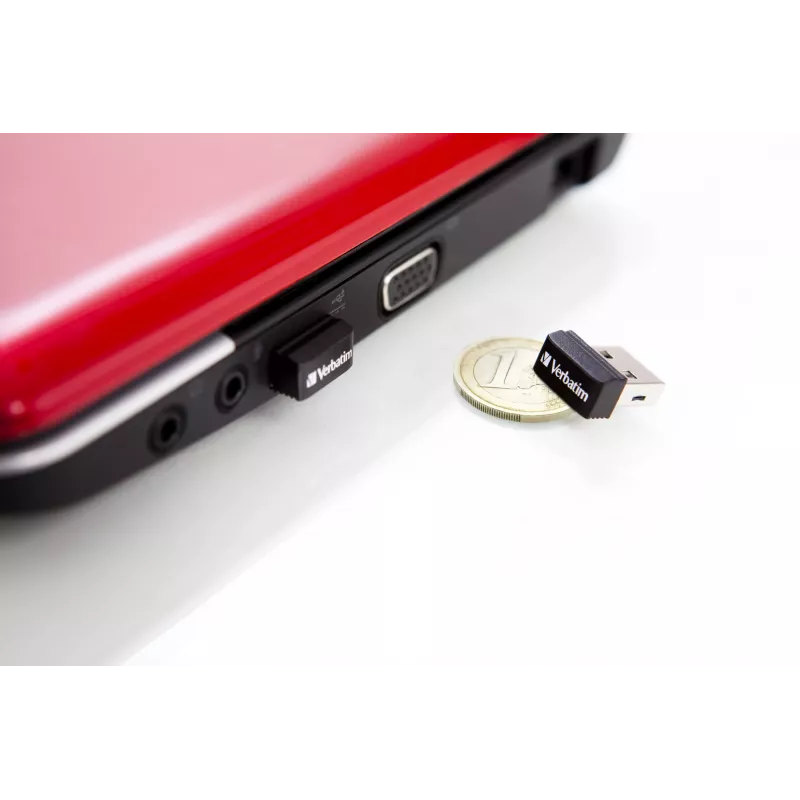 Verbatim Store 'n' Stay NANO - USB-mälupulk 16 GB - Must