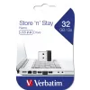 Verbatim Store 'n' Stay NANO - USB-mälupulk 32 GB - Must, 32 GB, USB Type-A, 2.0, 10 MB/s, Kaitseta, Must