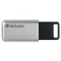 Verbatim Secure Pro - USB 3.0 mälupulk 64 GB - Hõbedane, 64 GB, USB Type-A, 3.2 Gen 1 (3.1 Gen 1), 35 MB/s, Kork, Must, Hall