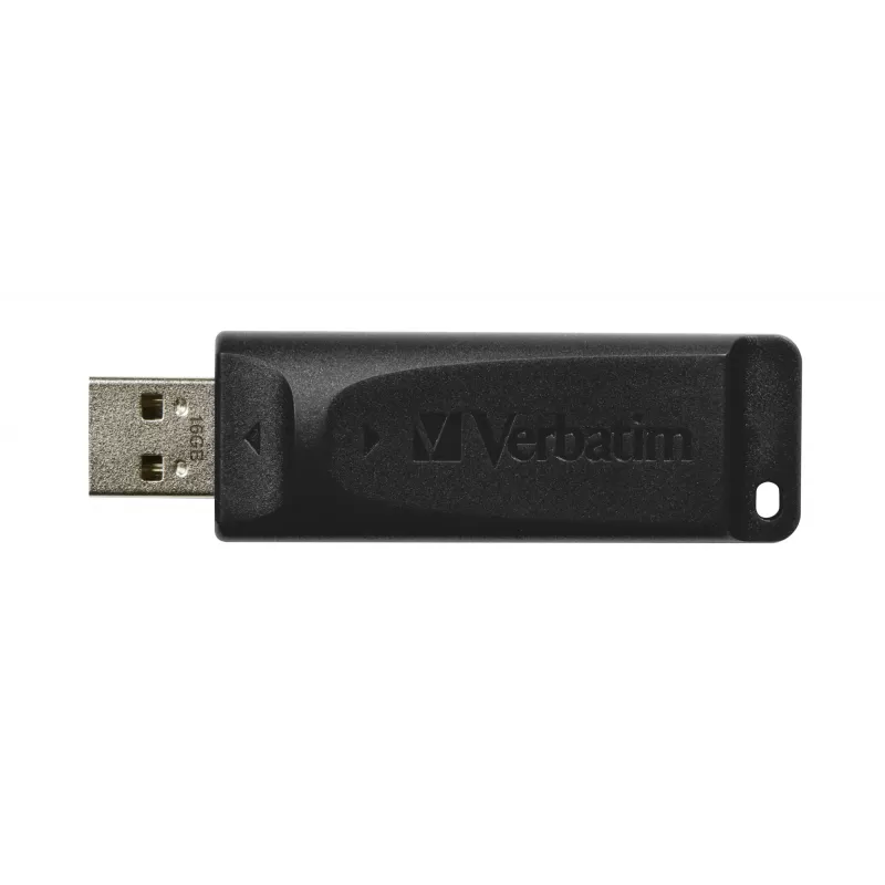 Verbatim Slider - USB-mälupulk 16 GB - Must