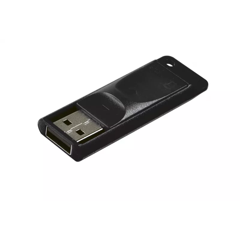 Verbatim Slider - USB-mälupulk 64 GB - Must, 64 GB, USB tüüp-A, 2.0, 10 MB/s, slaid, Must