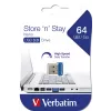 Verbatim Store 'n' Stay NANO - USB 3.0 mälupulk 64 GB - Sinine