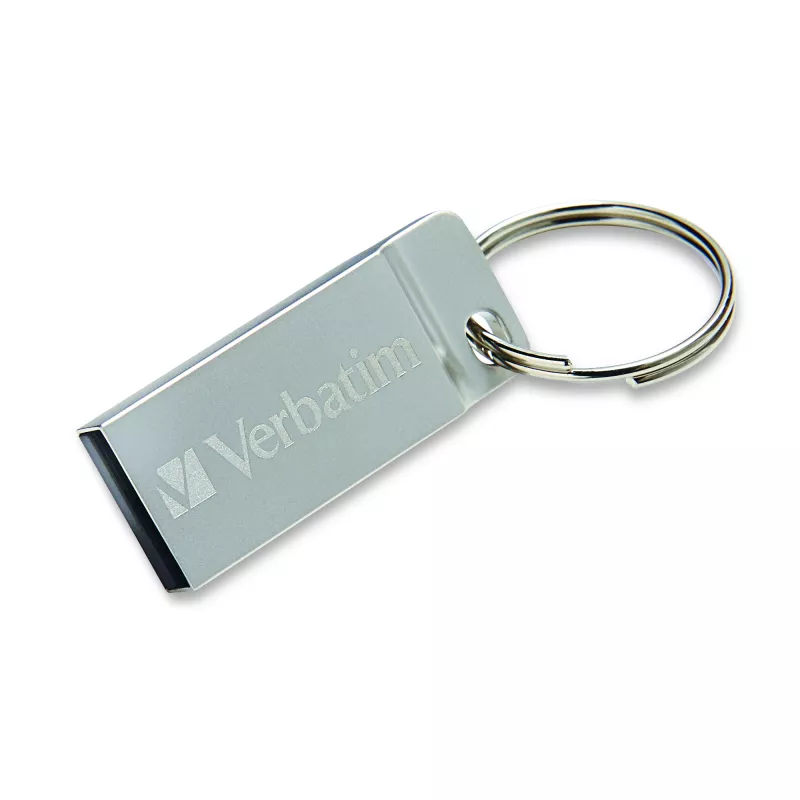 USB-mälupulk VERBATIM Metal Executive 16 GB, USB 2.0 Type-A, hõbedane, ilma korgita