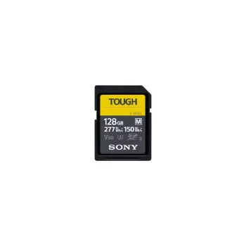 SDXC-mälukaart Sony SF-M128T 128 GB UHS-II U3 V30 Class 10 — 277/150 MB/s, põrutuskindel, veekindel
