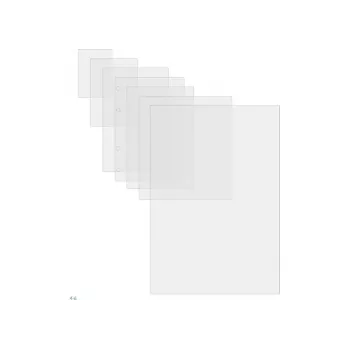 GBC lamineerimistasku 64x108mm125 mikronit, läikiv, läbipaistev, polüetüleen, 64x108, 0,25 mm, 64 mm