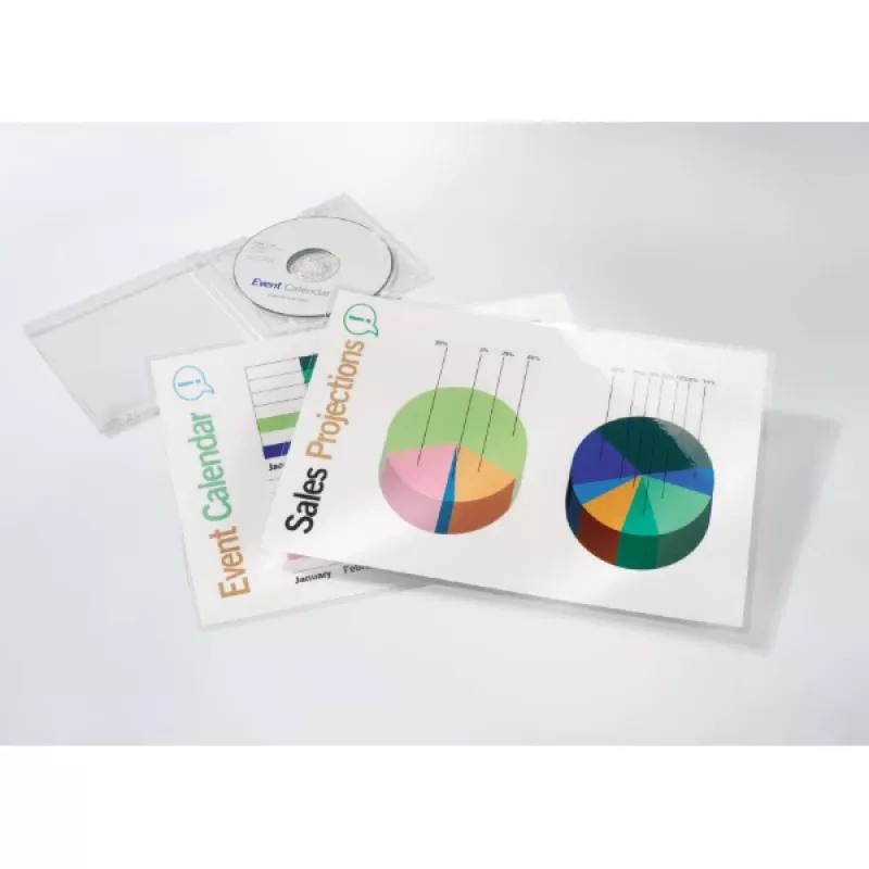 GBC Lamination Pouch A6 125 Mikronit, Läikiv, Läbipaistev, A6, 216 mm, 303 mm, 0,125 mm