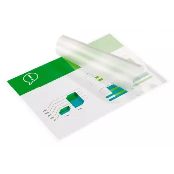 GBC lamineerimistasku A4 125 mikronit, läikiv, läbipaistev, A4, 216 mm, 303 mm, 22 g