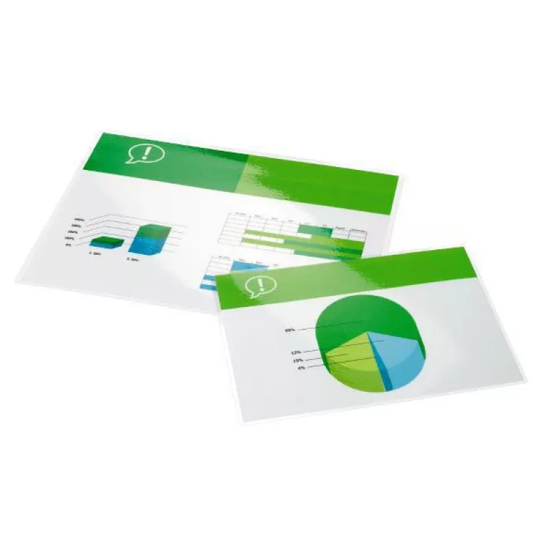 GBC Lamination Pouch A3 75 Micron, läikiv, läbipaistev, A3, 303 mm, 0,15 mm, 426 mm