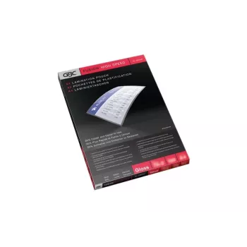 GBC Lamination Pouch A4 High Speed 100 Micron, Glossy, Transparent, A4, 0.2 mm, 216 mm, 303 mm