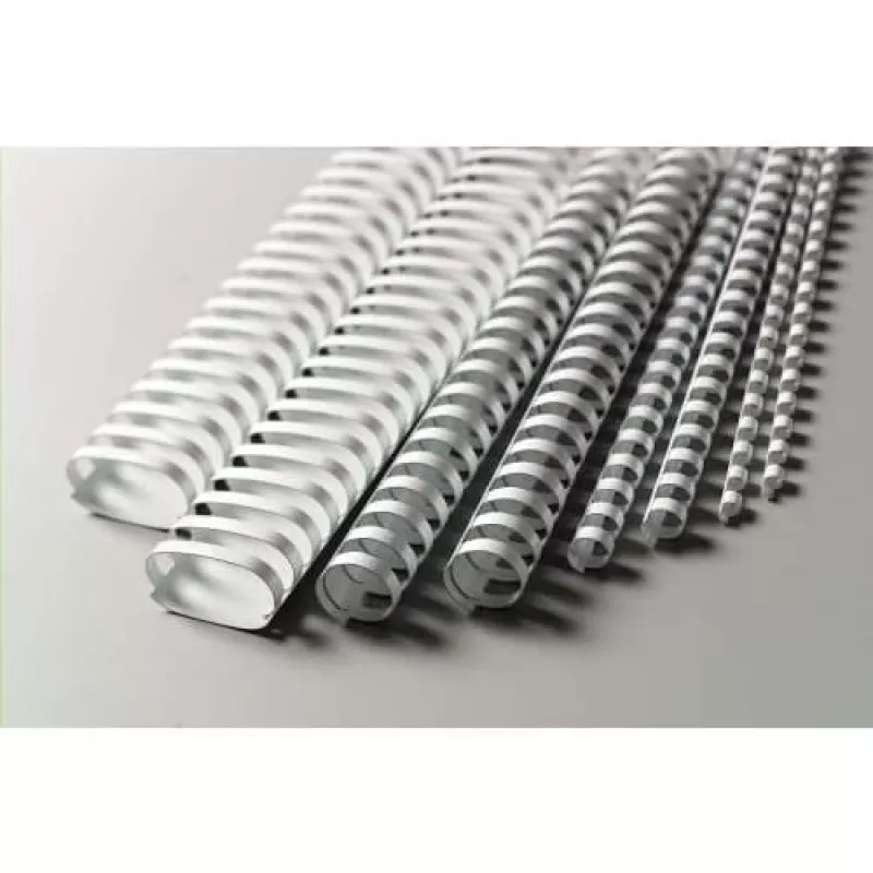 GBC CombBind Binding Combs 10mm A4 21R, valge, 65 lehte, polüvinüülkloriid (PVC), A4, 1 cm, 290 g