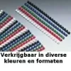 GBC CombBind köiteseljad 10 mm A4 21R, punane, 65 lehte, polüvinüülkloriid (PVC), A4, 100 tk