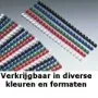 GBC CombBind köitmiskammid 14mm A4 21R, Punane, 125 lehte, Polüvinüülkloriid (PVC), A4, 100 tk