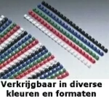 GBC CombBind köitmiskammid 8mm A4 21R, sinine, 45 lehte, polüvinüülkloriid (PVC), A4, 100 tk