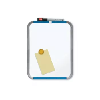 Nobo väike magnetiline tahvel õhukese hõbedase raamiga 58x43cm
