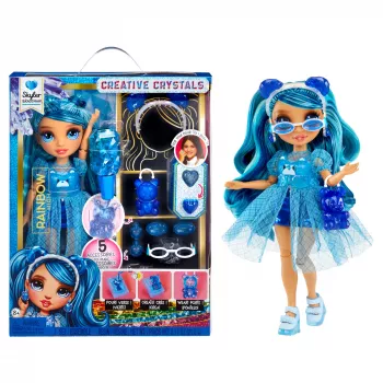 Rainbow High Creative Crystals Fashion Doll- Skyler, moenukk, Naine, 8 a, 280 mm, Mitmevärviline