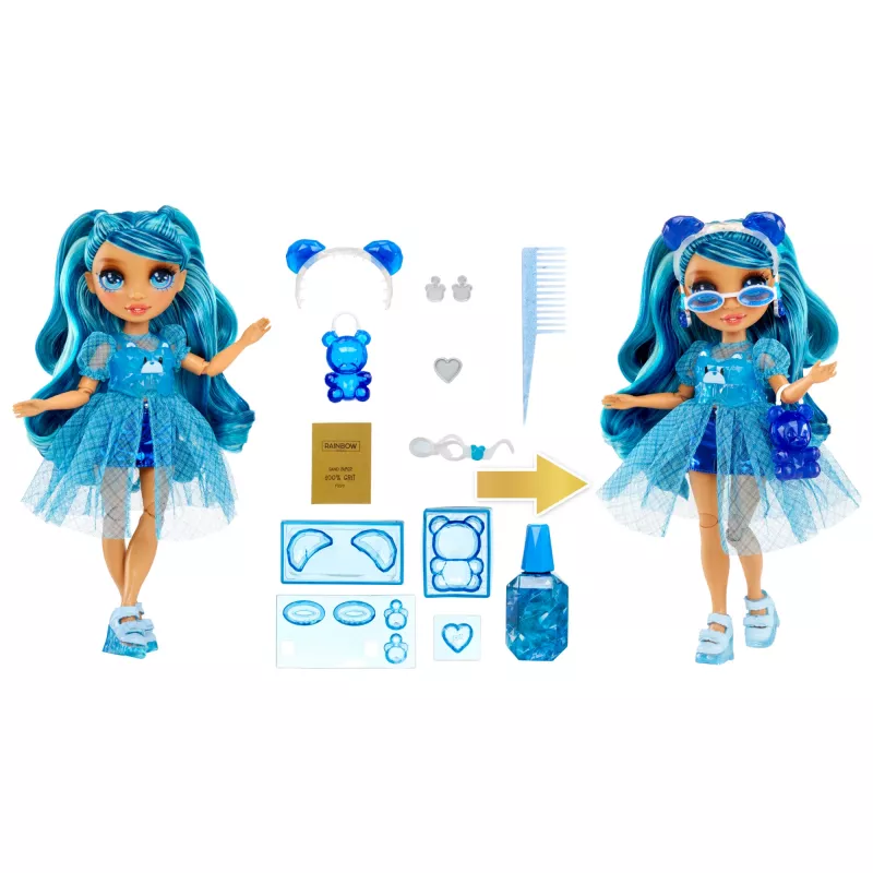 Rainbow High Creative Crystals Fashion Doll- Skyler, moenukk, Naine, 8 a, 280 mm, Mitmevärviline