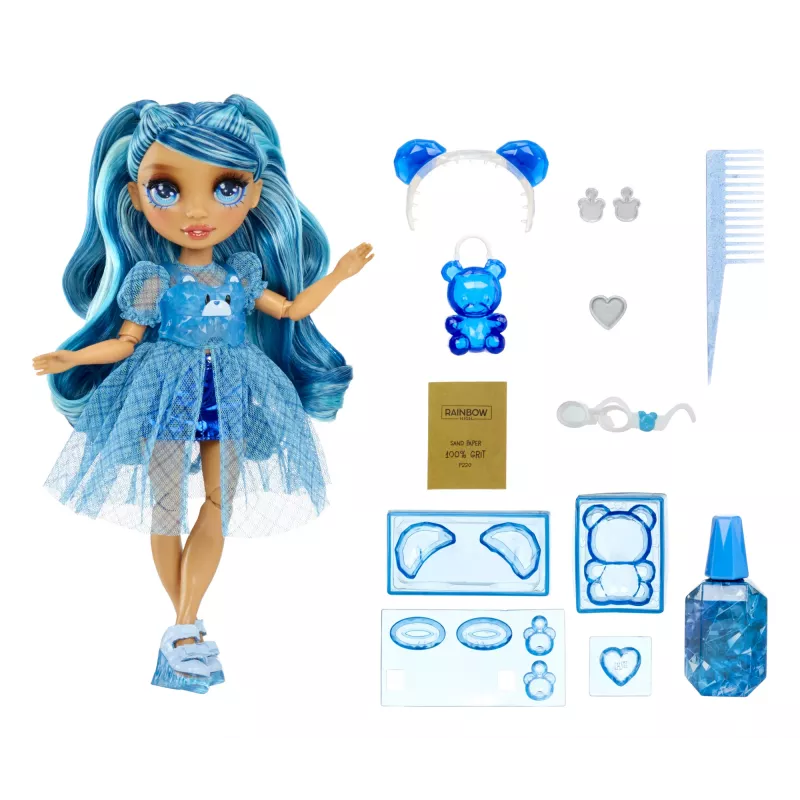Rainbow High Creative Crystals Fashion Doll- Skyler, moenukk, Naine, 8 a, 280 mm, Mitmevärviline