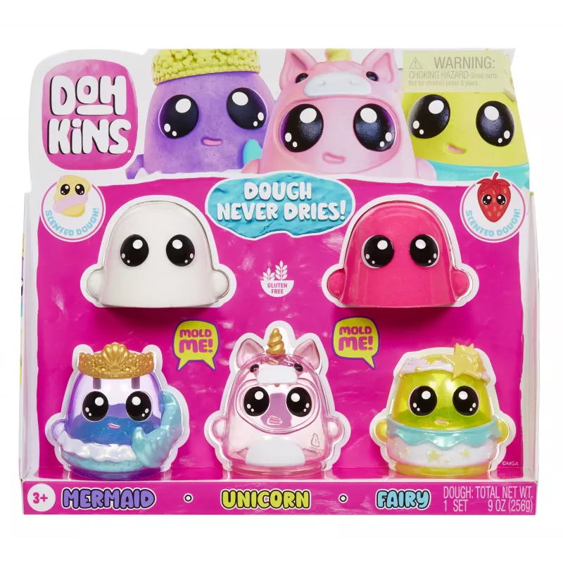 MGA Entertainment DohKins fantaasiapakend - Sortiment 1, Modelleerimissavi, Mitmevärviline, Laps, Poiss/Tüdruk, 3 a, 99 a