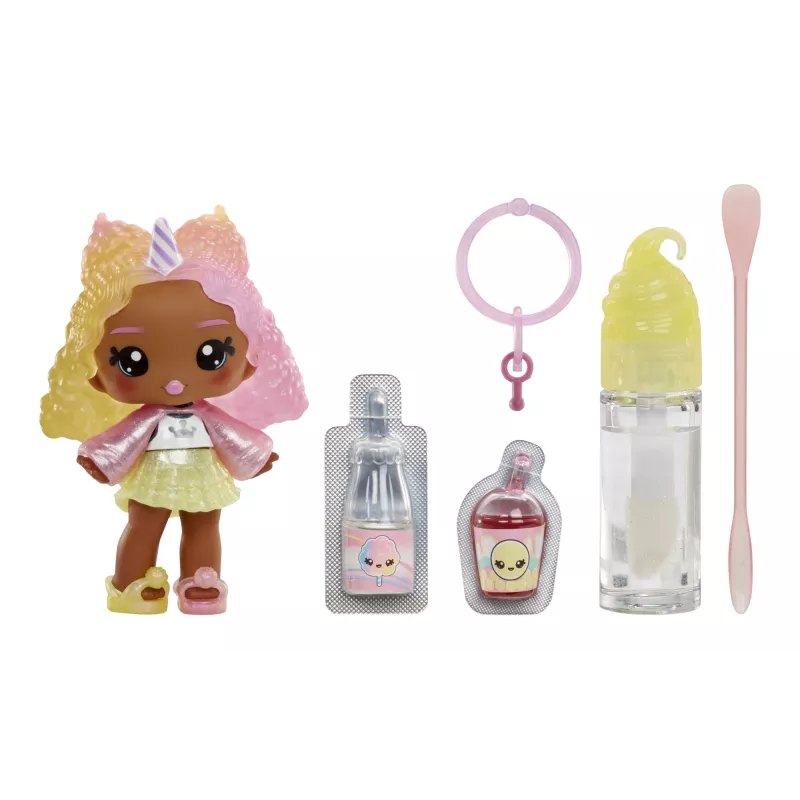 MGA Entertainment Yummiland huuleläike nukk, seeria 2 – suhkruvatt (Nia Candy Fluff)