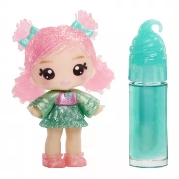 MGA Entertainment Yummiland Lip Gloss nukk Series 2- Licorice (Susie Sour Straw)