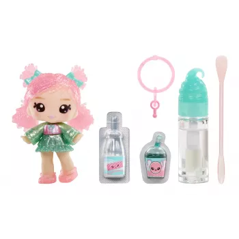 MGA Entertainment Yummiland Lip Gloss nukk Series 2- Licorice (Susie Sour Straw)