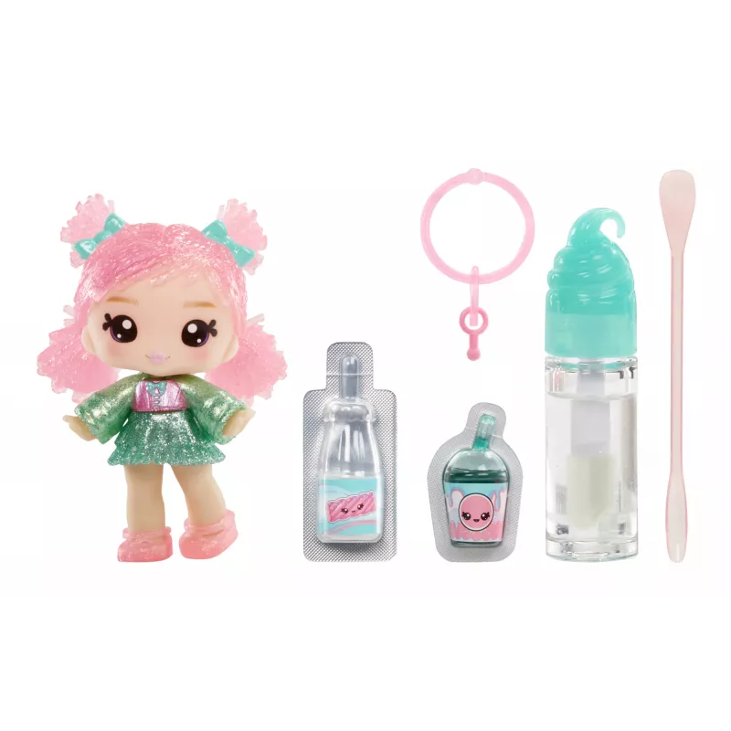 MGA Entertainment Yummiland Lip Gloss nukk Series 2- Licorice (Susie Sour Straw)