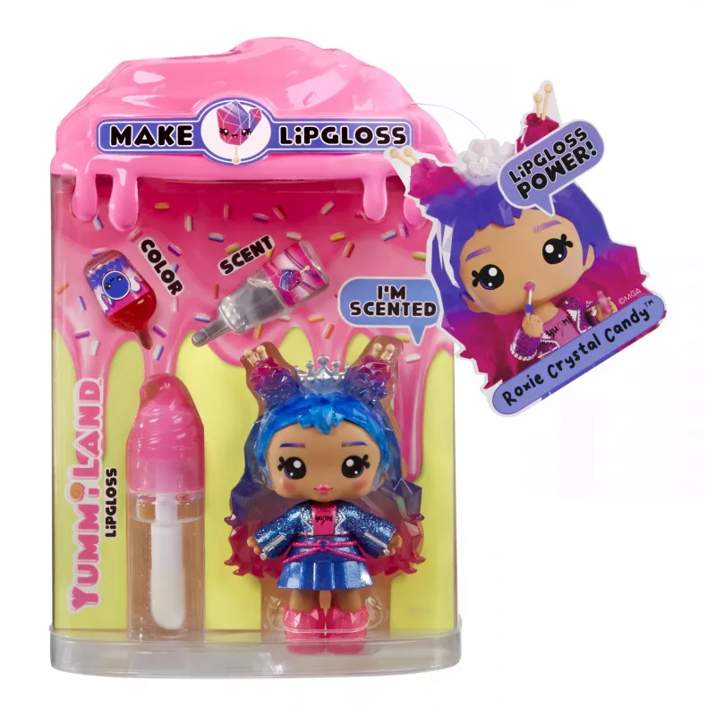 MGA Entertainment Yummiland Huuleläike Nukk 2. seeria – Rock Candy (Roxie Crystal Candy)