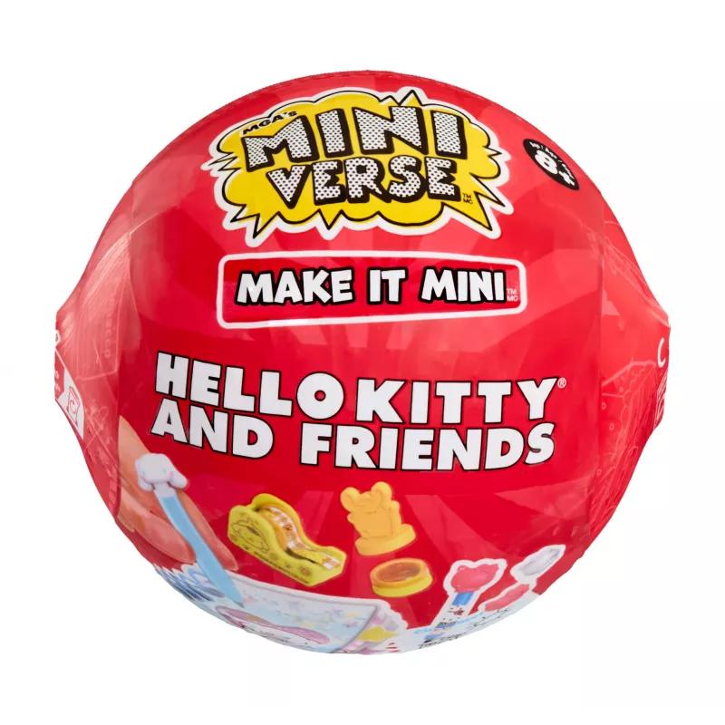 Miniverse Make It Mini Hello Kitty and Friends Series 3, 8 a, Hello Kitty, Mitmevärviline, Plastik, Vaik