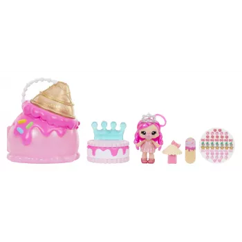 MGA Entertainment Yummiland Beauty Bag Playset + Lip Gloss nukk - Ice Cream Beauty Bag