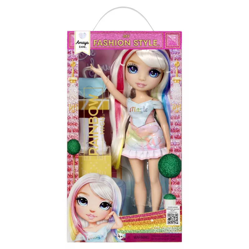 Rainbow High My Fashion Style moenukud – Amaya, moenukk, naine, 4-aastastele, poiss/tüdruk, 280 mm, mitmevärviline