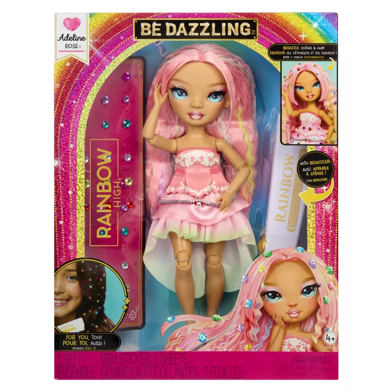 Rainbow High Be Dazzling Moodnukud - Adeline Rose (Roosa)