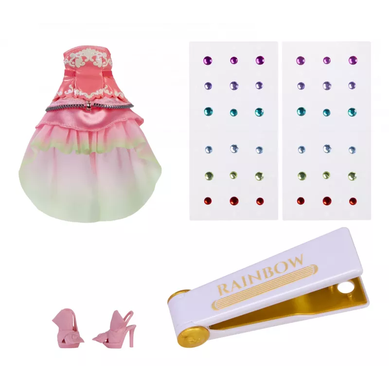 Rainbow High Be Dazzling Moodnukud - Adeline Rose (Roosa)