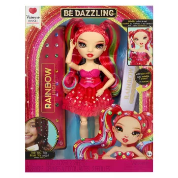 Rainbow High Be Dazzling Fashion Dolls- Vivienne Rouge (Punane)