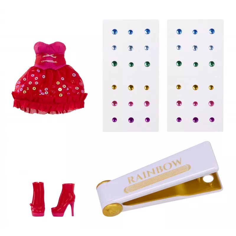 Rainbow High Be Dazzling Fashion Dolls- Vivienne Rouge (Punane)