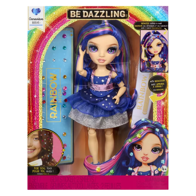 Rainbow High Be Dazzling Fashion Dolls- Genevieve Bleue (sinine)