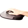 Fellowes hiir Mat Wrist Support - mäluvahust hiirematt pehme vahupadjaga - ergonoomiline hiirematt arvutile, sülearvutile, kodukontoris kasutamiseks - ühildub laser- ja optiliste hiirtega - hõbedane