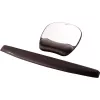 Fellowes hiir Mat Wrist Support - mäluvahust hiirematt pehme vahupadjaga - ergonoomiline hiirematt arvutile, sülearvutile, kodukontoris kasutamiseks - ühildub laser- ja optiliste hiirtega - hõbedane