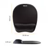 Fellowes hiir Mat Wrist Support Memory Foam hiir Pad Ergonomic hiir Mat Must