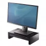 Fellowes arvuti monitori alus 3 kõrguse reguleerimisega - Designer Suites monitori tõstuk koos hoiualusega - ergonoomiline reguleeritav monitori alus arvutitele - max kaal 18 kg / max suurus 21 tolli - must / pärlvalge